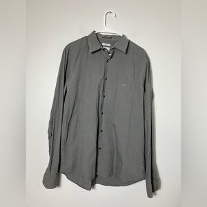 Lacoste Shirt Men's 42 Long Sleeve Button Down Modern Fit Plaid‎ Crocodile